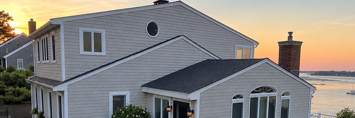 House exterior with freshly painted siding and trim